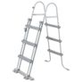 Splasher Pool with Ladder and Pump 350x90 cm Grey Image 4