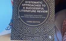 Systematic approaches to a successful literature review