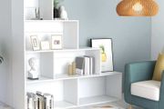 Book Cabinet/Room Divider White 155x24x160 cm Chipboard