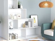 main image for ad Book Cabinet/Room Divider White 155x24x160 cm Chipboard