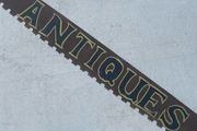 Antiques crosscut saw blade sign