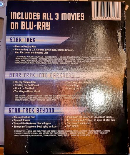 Star Trek, Star Trek Into Darkness & Star Trek Beyond [Blu-ray] [2016]