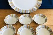 Six Vintage Retro Sienna 1960's Midwinter Bowls