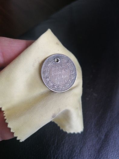 1814 Silver Bank Token