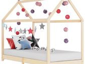 Kids Bed Frame Solid Pine Wood 80x160 cm