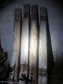 Old railway sleepers