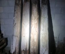 Old railway sleepers