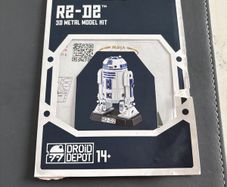 Disney R2 D2 Star Wars Metal Model Kit