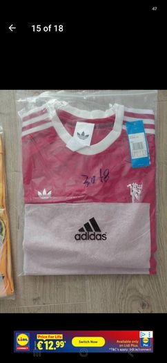 Manchester United retro addidas originals T-shirt