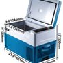 22L 23QT Mini Car Refrigerator Fridge Freezer 12V/24V DC 110-240V AC Portable Cooler Image 2