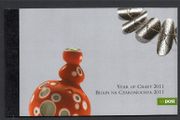 2011 Ireland Year of Craft in Ireland Prestige Commemorative Stamps Booklet Mint Never Hinged (MNH). Hibernian HB173