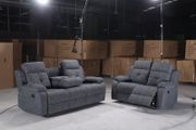 Belmont 3+2 Grey Recliner Sofa Range