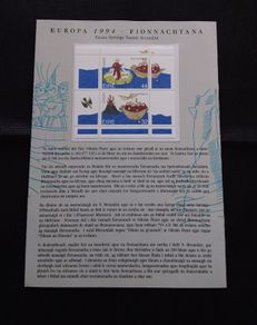 Ireland Mint Stamps : 1994 Europa Booklet - Voyages of St. Brendan : Ireland , Iceland and Faroe Islands Joint Issues
