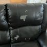 Couch with 2 recliner arm chairs Image 5