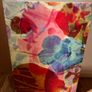 Vintage Ikea Canvas Picture Psychedelic Floral Print Image 4