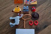 A mix of Lego Spider-Man figures