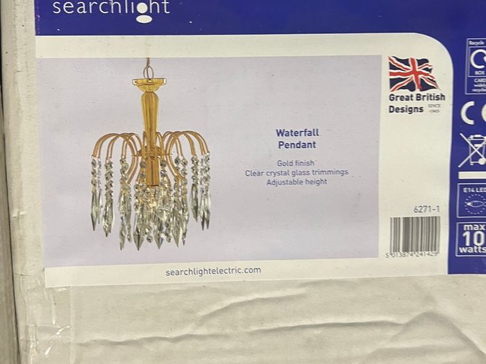 Searh Light Waterfall Pendant Chandelier
