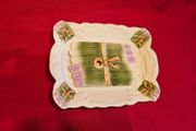 Majolica Asparagus Serving Plate