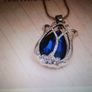 Silver/Crystal Pendant Image 3