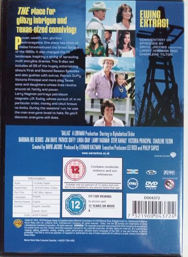 Dallas (1978-1979) Seasons 1&2 [TV DVD Boxset]