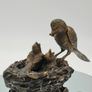 Bird Feeding Babies - Bronze Image 4