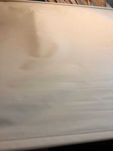 Cream roller blinds