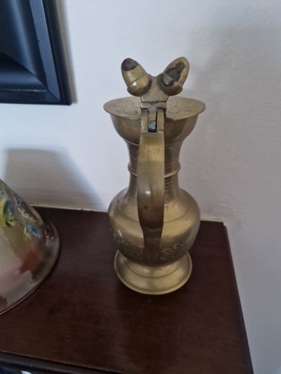 brass pitcher