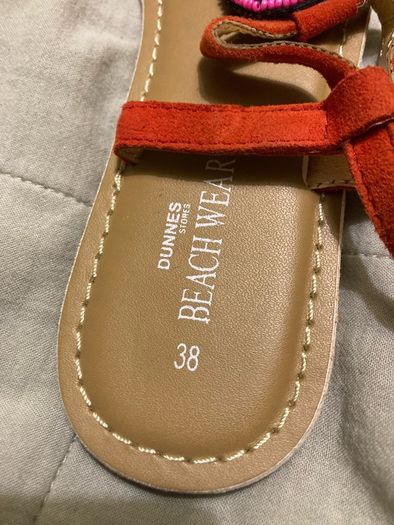 Dunnes new sandals 38