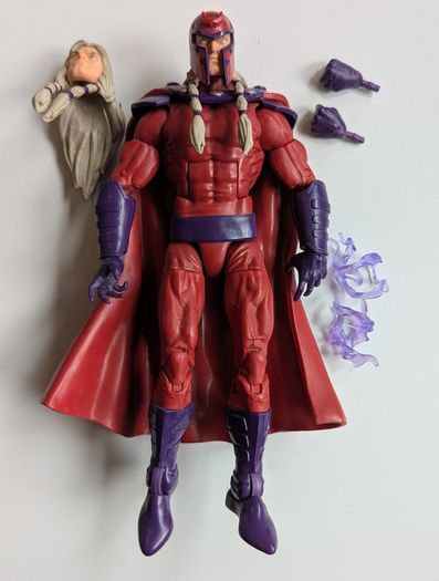 Set of toys and action figures