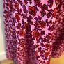 F&F Bright Hot Pink and Red Floral Ditsy Long Swing Midi Dress Image 7