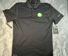 Nike Dri-Fit Golf Polo Shirt - Mens Small Black Breathable Casual Slim Fit BNWT