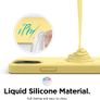 Liquid Silicone Case For iPhone 12 / 12 Pro Luxury Thin Soft Phone Cover New Yellow - FHT8IP12LK Image 3
