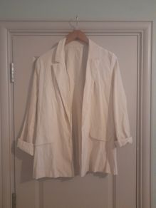 Cream blazer