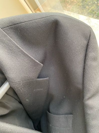 Hugo Boss black wool sports jacket 46L