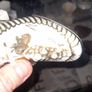 Two Old Large Victorian style Porcelain Shoes A Present from Rosses Point Made in Germany Image 6