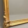 Large Gilt Wood Ornate Overmantle Mirror Image 2