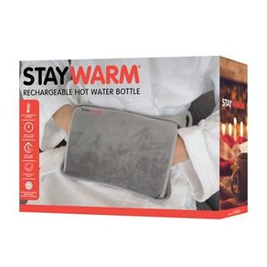 StayWarm Rechargeable Hot Water Bottle - Grey