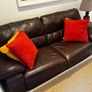 Brown Leather Suite Image 2