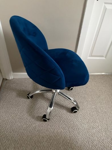 office chair blue