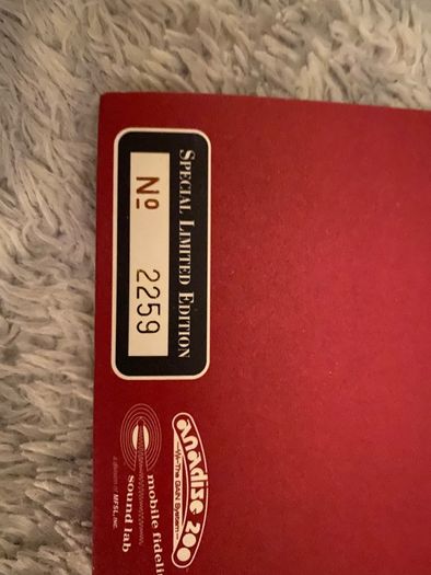 U2 Unforgettable Fire MFSL Vinyl