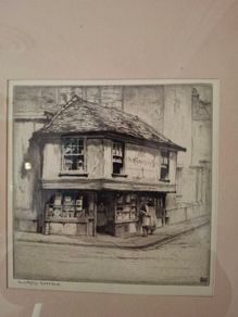 Art - Vintage Black and White Etching  ( Dorothy Woolard )