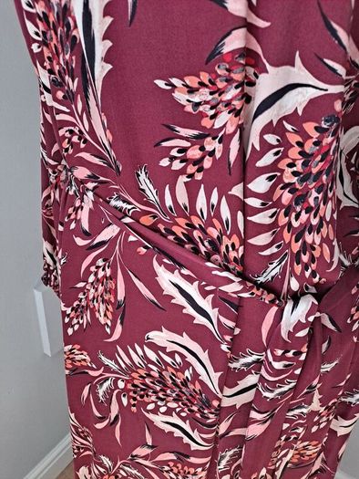 Part Two burgandy dress size 46, UK 18