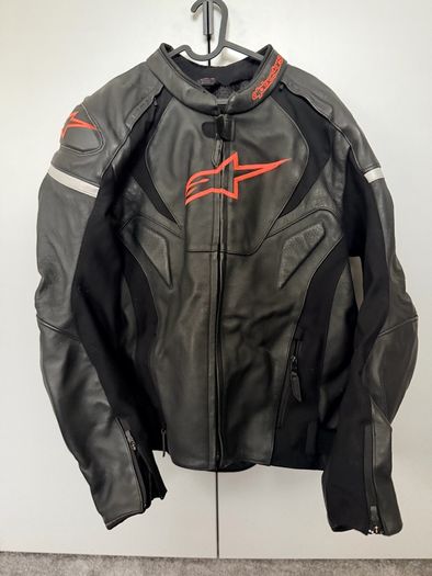 Alpinestars Tech Leather Jacket & Missile V2 Leather Pants - Matching 2-Piece Suit - Excellent Condition