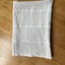 Mamas and Papas cotbed cellular blanket cream Image 4