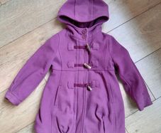 Girls purple jacket coat from Benetton size 2 years