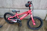 Girls Pink 16" Wheel bike. Cycling perfect