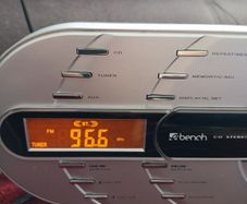 Bench CD stereo system