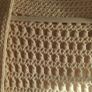 Hand Knit  Crochet Cream Shrug Image 6