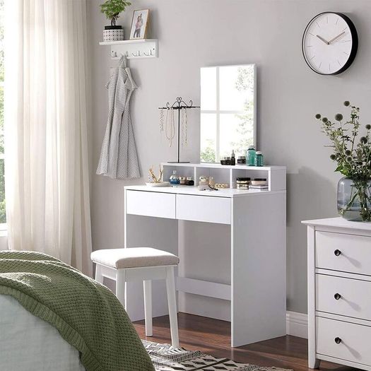 Dressing table white with large mirror  FREE DELIVERY