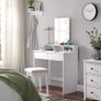 Dressing table white with large mirror  FREE DELIVERY Image 2